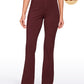 Stretch Flared Pants with Zip Pockets 31"