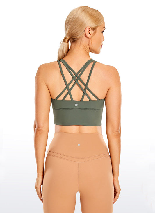 Nakedfeel Longline Bra Strappy Back