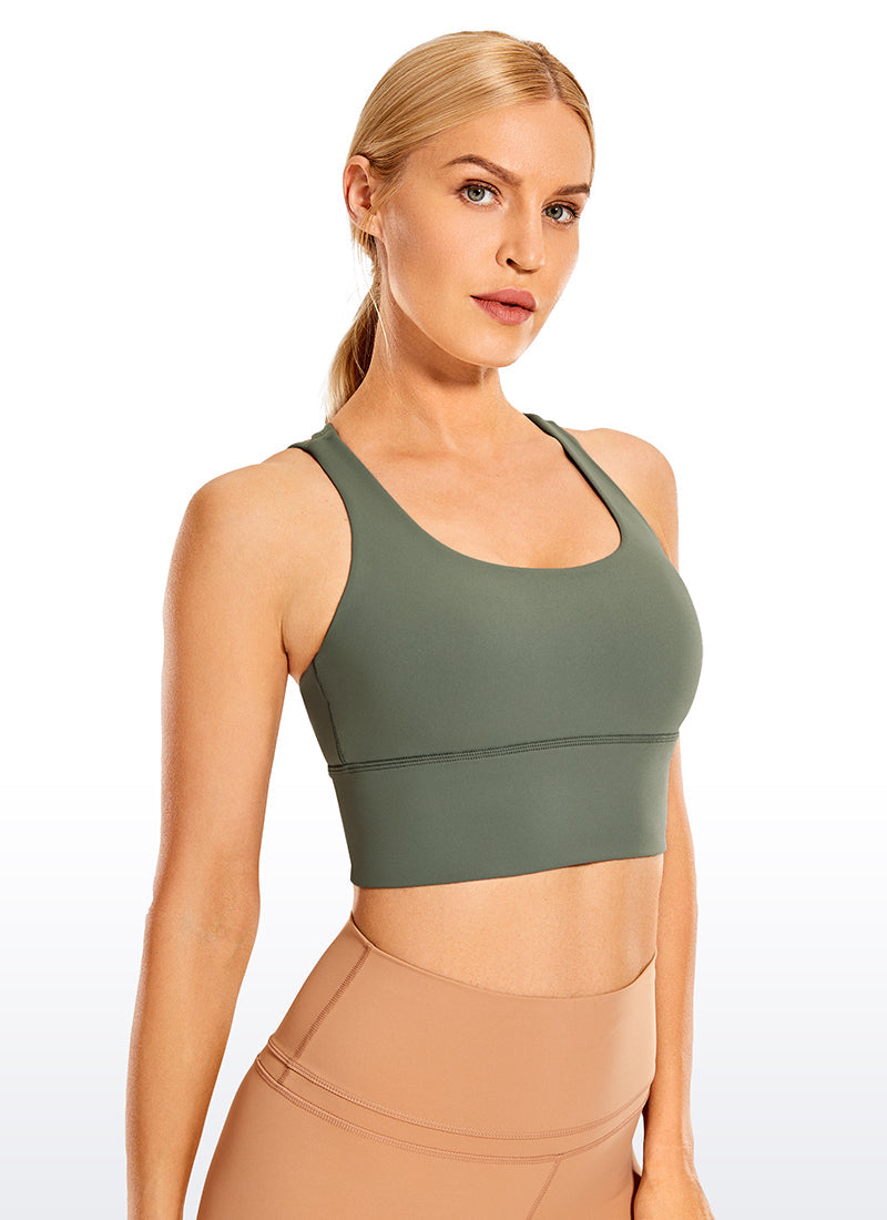 Nakedfeel Longline Bra Strappy Back