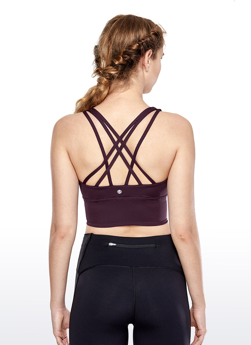 Nakedfeel Longline Bra Strappy Back