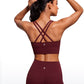 Nakedfeel Strappy Longline Bra Criss Cross Back