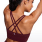 Nakedfeel Strappy Longline Bra Criss Cross Back