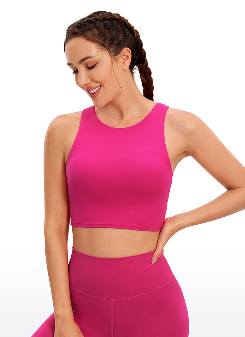 Butterluxe High Neck Racerback Tank