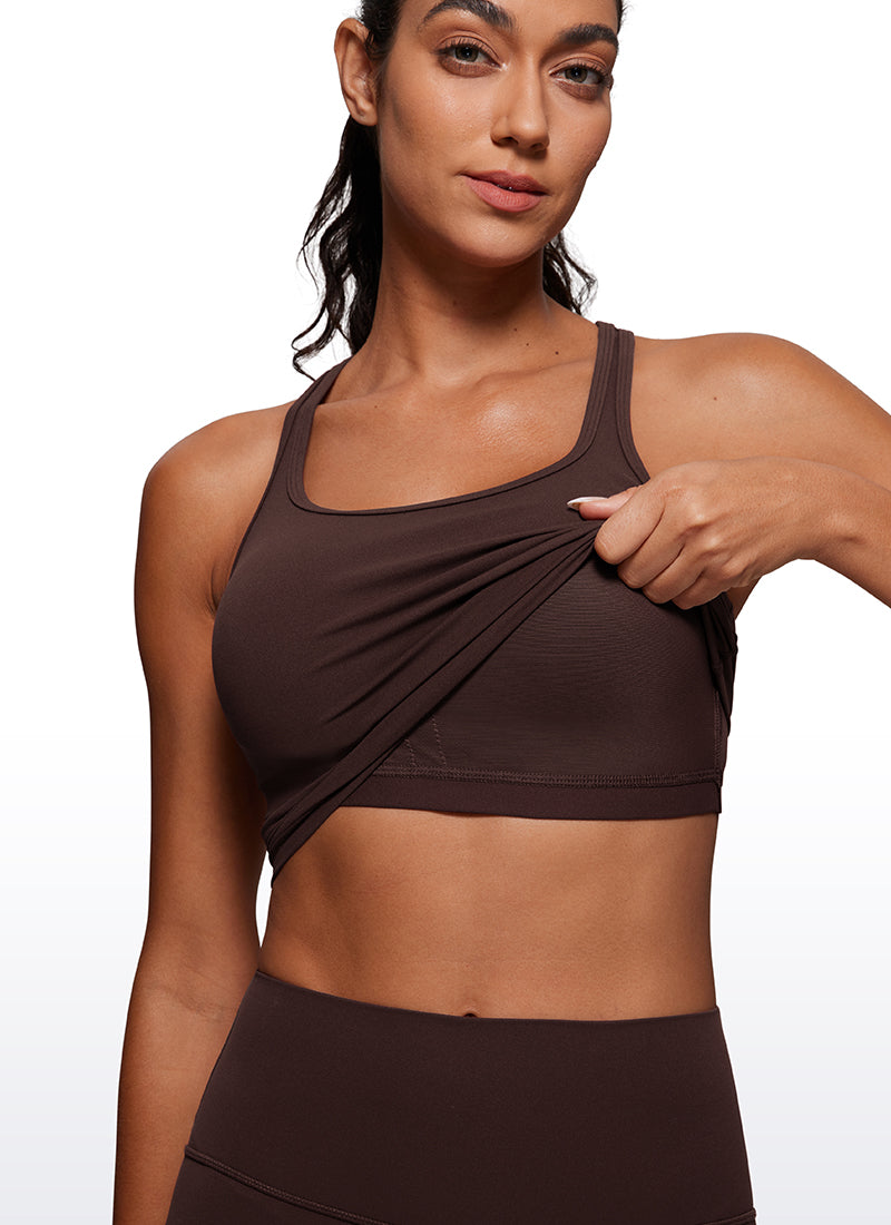 Butterluxe Scoop Neck Bra Racerback Longline