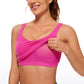 Butterluxe Waist-Length Built-in Bra Tank V Neck