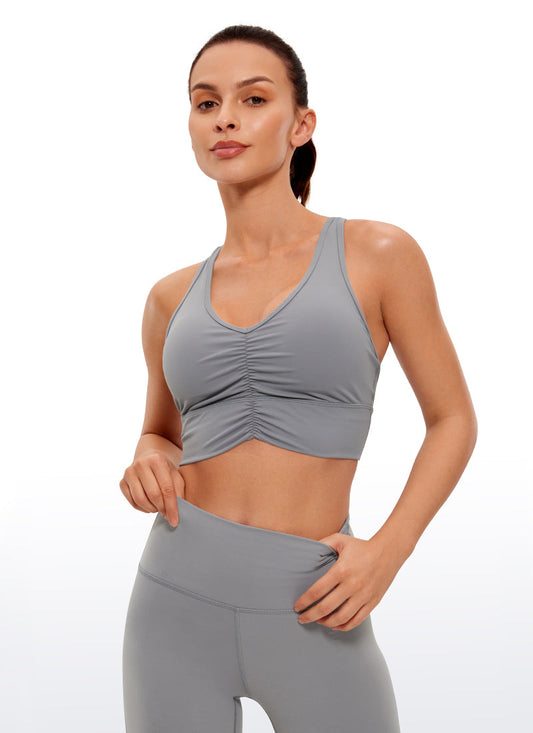 Ulti-Dry Ruched V-Neck Bra