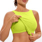 Butterluxe High Neck Built in Bra Tanks U Back