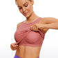 Butterluxe High Neck Built in Bra Tanks U Back