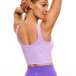 Butterluxe High Neck Built in Bra Tanks U Back