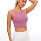 Butterluxe High Neck Built in Bra Tanks U Back