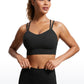 Butterluxe Molded Cups Sports Bra Criss Cross