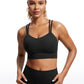 Butterluxe Molded Cups Sports Bra Criss Cross