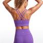 Butterluxe Molded Cups Sports Bra Criss Cross