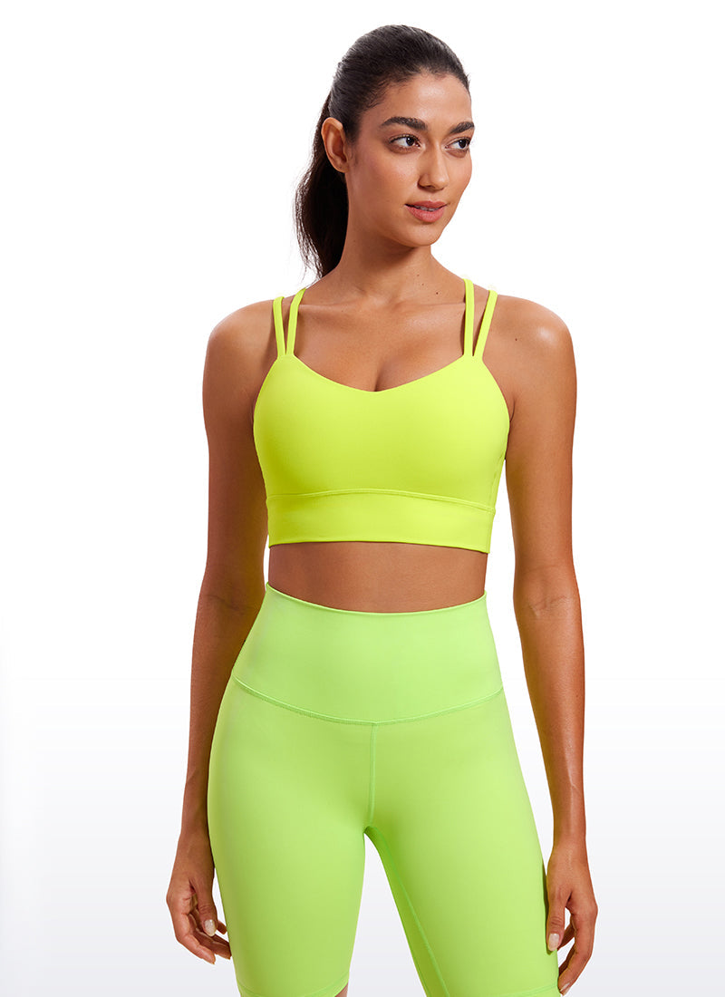 Butterluxe Molded Cups Sports Bra Criss Cross