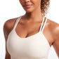 Butterluxe Molded Cups Sports Bra Criss Cross