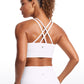 Butterluxe Molded Cups Sports Bra Criss Cross