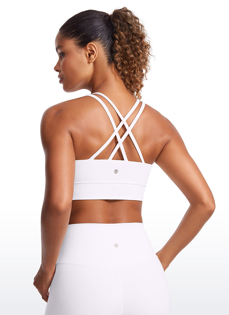 Butterluxe Molded Cups Sports Bra Criss Cross