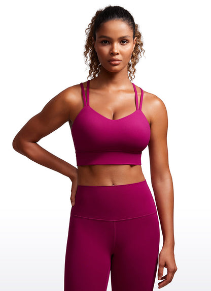 Butterluxe Molded Cups Sports Bra Criss Cross