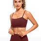 Butterluxe Adjustable Spaghetti Thin Strap Sports Bra