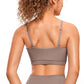 Butterluxe Adjustable Spaghetti Thin Strap Sports Bra