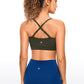 Butterluxe Adjustable Spaghetti Thin Strap Sports Bra