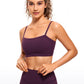 Butterluxe Adjustable Spaghetti Thin Strap Sports Bra