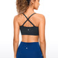 Butterluxe Adjustable Spaghetti Thin Strap Sports Bra