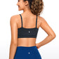 Butterluxe Adjustable Spaghetti Thin Strap Sports Bra