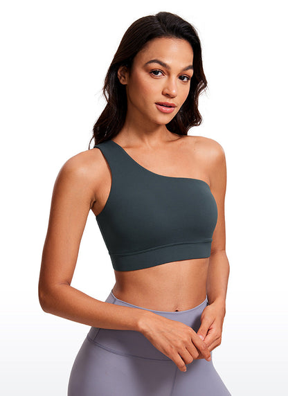 Butterluxe One Shoulder Sports Bra