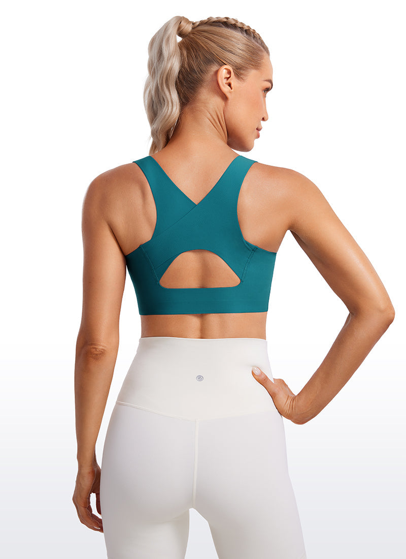 Flex Sculpt Racerback Sports Bra U Neck