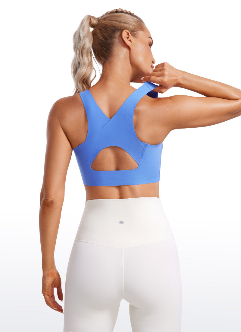 Flex Sculpt Racerback Sports Bra U Neck