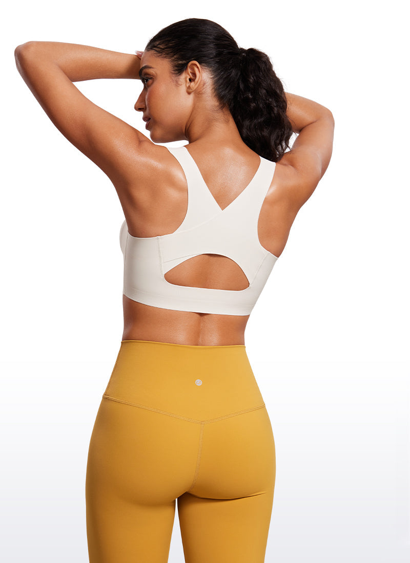 Flex Sculpt Racerback Sports Bra U Neck