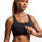 Zip Front High Impact Sports Bra