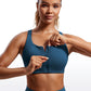 Zip Front High Impact Sports Bra