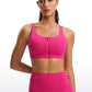 Zip Front High Impact Sports Bra