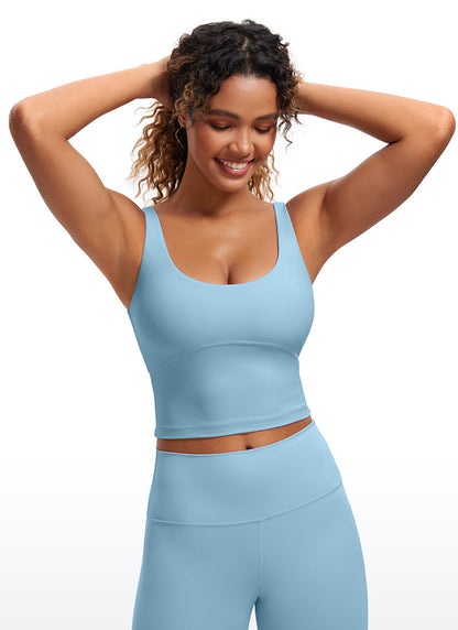 Butterluxe U Back Longline Built-in Bra Tanks