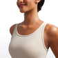 Butterluxe Double Lined Scoop Neck Tank Top