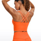 Butterluxe Criss Cross Back Built-in Bra Tanks