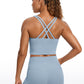 Butterluxe Criss Cross Back Built-in Bra Tanks