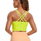 Butterluxe Criss Cross Back Built-in Bra Tanks