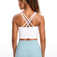 Butterluxe Criss Cross Back Built-in Bra Tanks