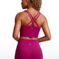 Butterluxe Criss Cross Back Built-in Bra Tanks