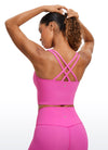 Butterluxe Criss Cross Back Built-in Bra Tanks