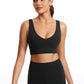 Butterluxe Deep V Neck Longline Sports Bra