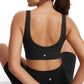 Butterluxe Deep V Neck Longline Sports Bra