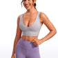 Butterluxe Deep V Neck Longline Sports Bra