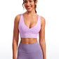 Butterluxe Deep V Neck Longline Sports Bra