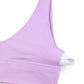 Butterluxe Deep V Neck Longline Sports Bra