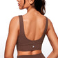 Butterluxe Deep V Neck Longline Sports Bra