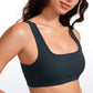 Ribbed Square Neck Padded Mini Bra